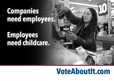 Companies need employees. Employees need childcare.