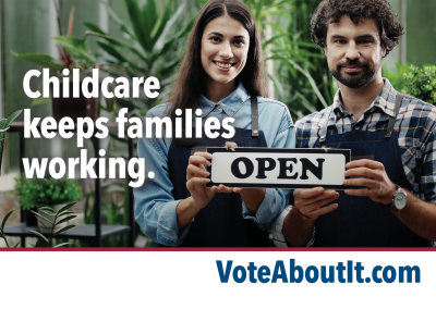 Childcare keeps families working.