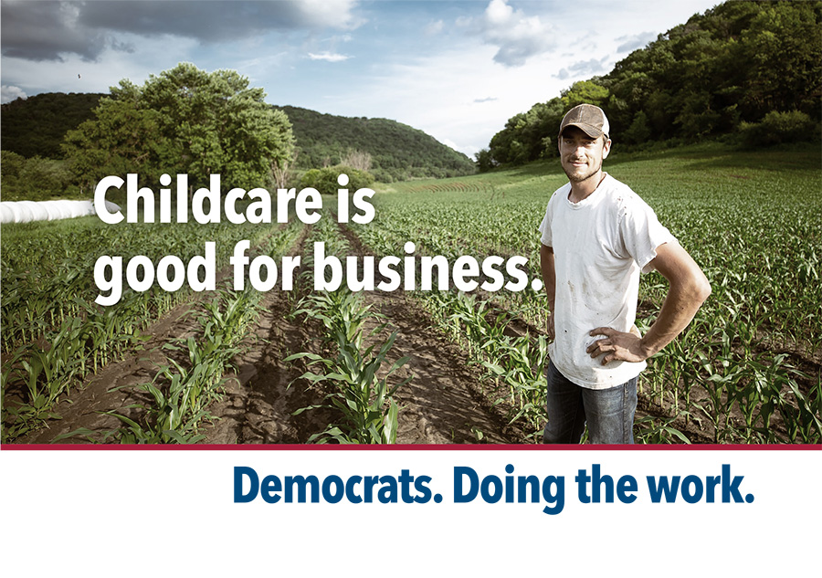 Childcare is<br />
good for business.