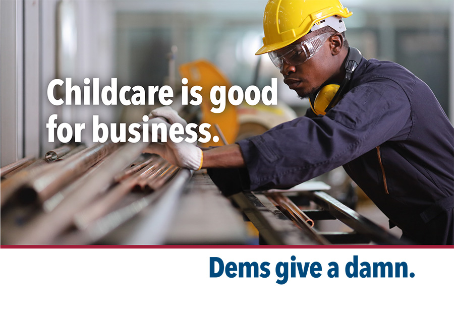 Childcare is good<br />
for business.