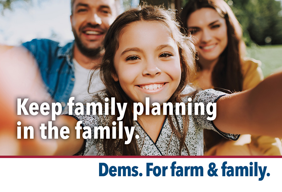 Keep family planning<br />
in the family