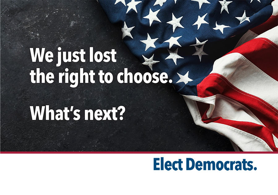 We just lost<br />
the right to choose.<br />
What's next?