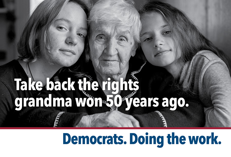 Take back the rights<br />
grandma won 50 years ago.