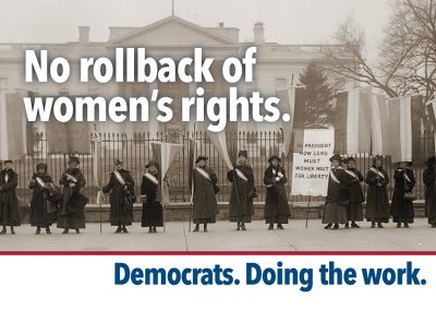 No rollback of women’s rights.