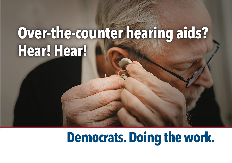 Over-the-counter hearing aids?<br />
Hear! Hear!