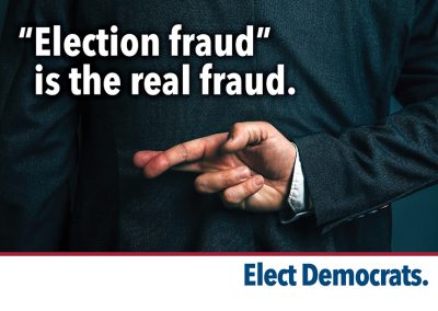“Election fraud” is the real fraud.