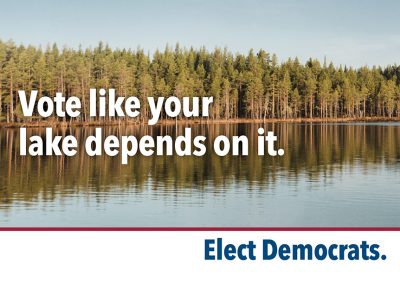 Vote like vour lake depends on it.