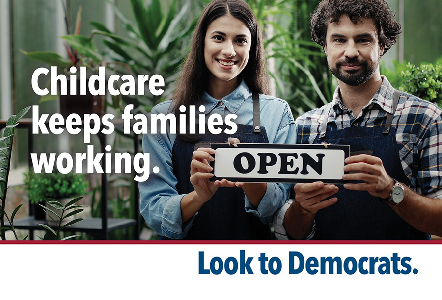 Childcare keeps families working.