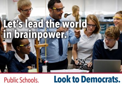 Let’s lead the world in brainpower.