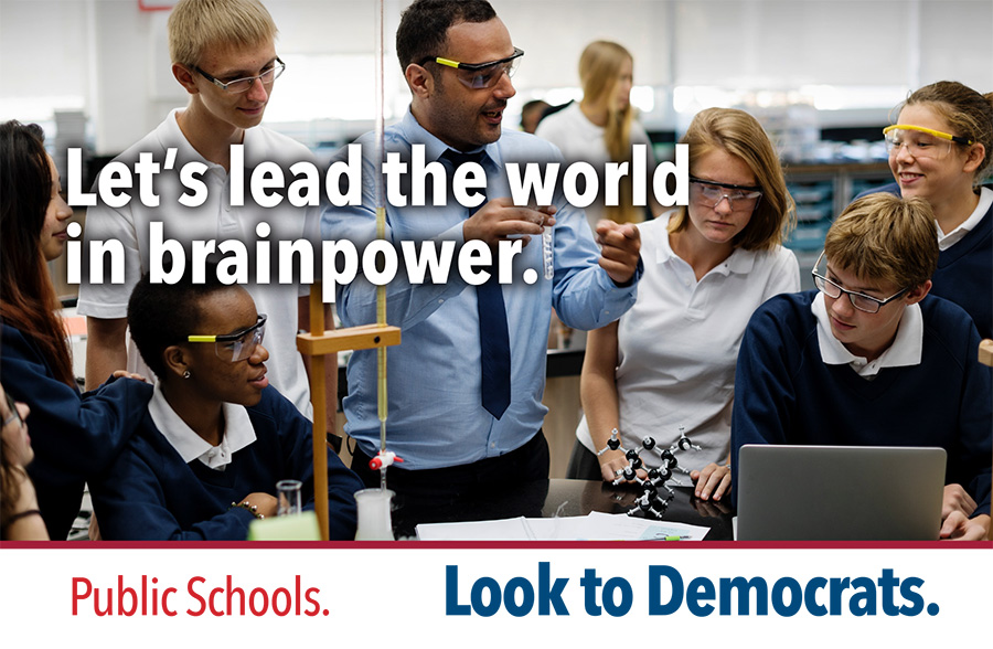 Let's lead the world in brainpower.